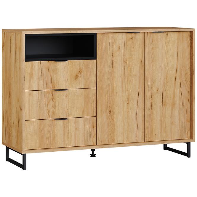 Kommode Konor 138 2d3s Eiche Craft Gold
