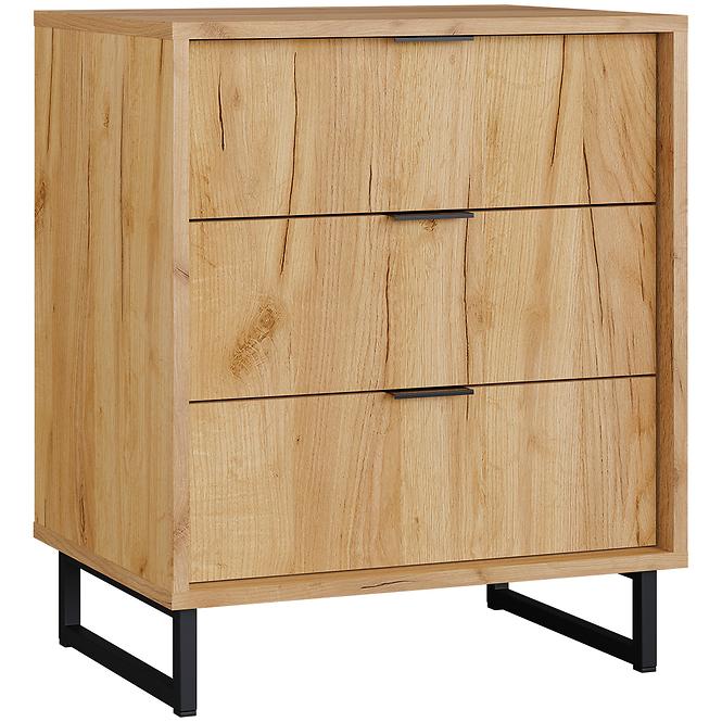 Kommode Konor 60 3s Eiche Craft Gold