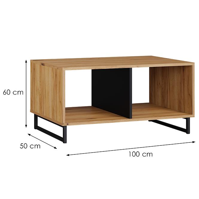 Couchtisch Konor Eiche Craft Gold