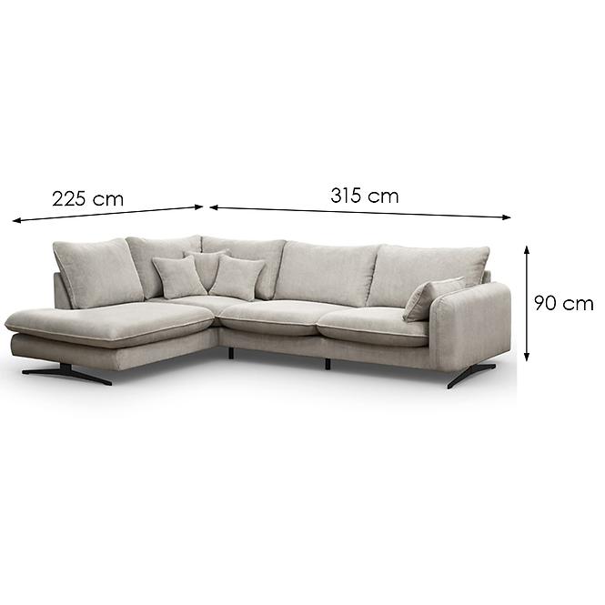 Ecksofa Prince L links Poso 100,7