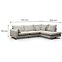 Ecksofa Prince L rechts Poso 100,7