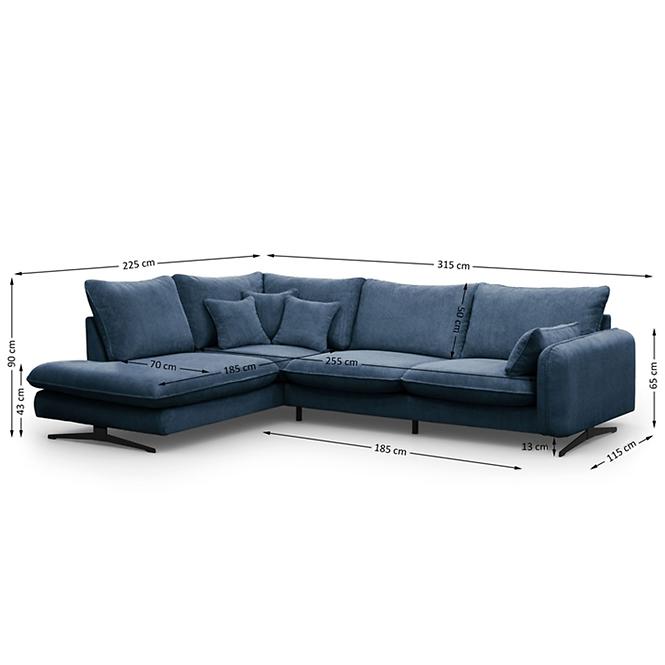 Ecksofa Prince L links Poso 05,8