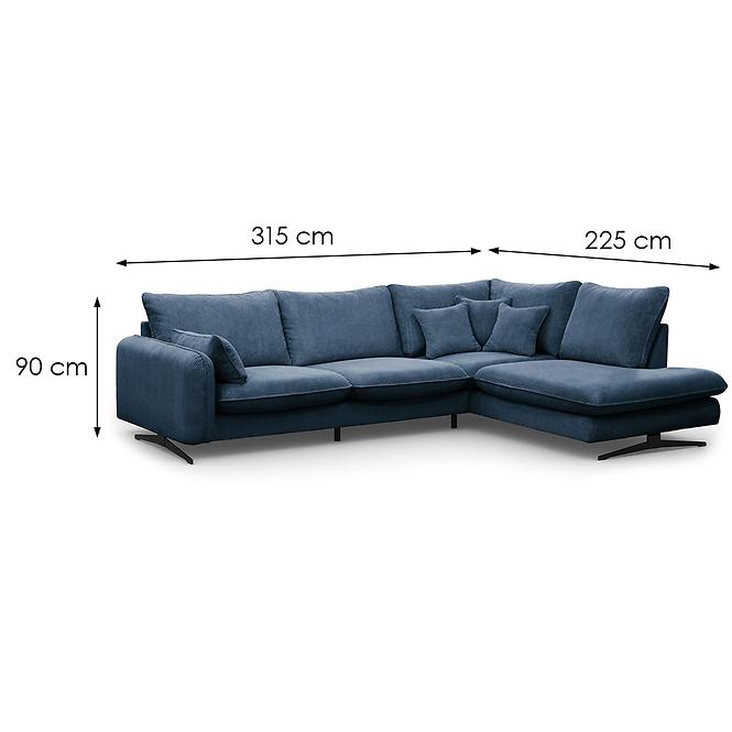 Ecksofa Prince L rechts Poso 05,7