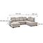 Ecksofa Axel U links Voss 28,4