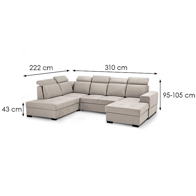 Ecksofa Axel U links Voss 28