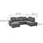 Ecksofa Axel U rechts Voss 15,4