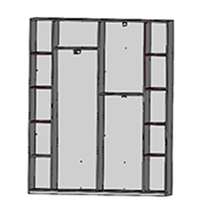 Schrank Chiseldon HMNS941-120 177.5 4D