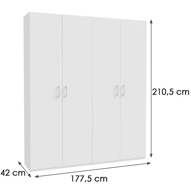 Schrank Chiseldon HMNS941-120 177.5 4D