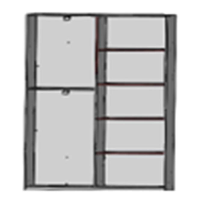 Schrank Chiseldon HMNS922-120 119.5 2D