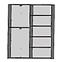 Schrank Chiseldon HMNS922-120 119.5 2D,3