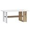 Couchtisch Caldicot CFTT5210-M256 Weiß/Eiche Artisan
