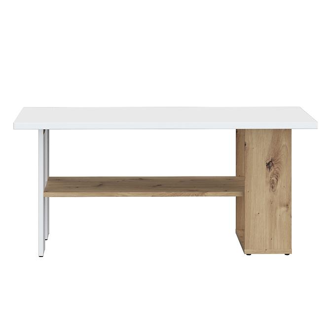 Couchtisch Caldicot CFTT5210-M256 Weiß/Eiche Artisan,3