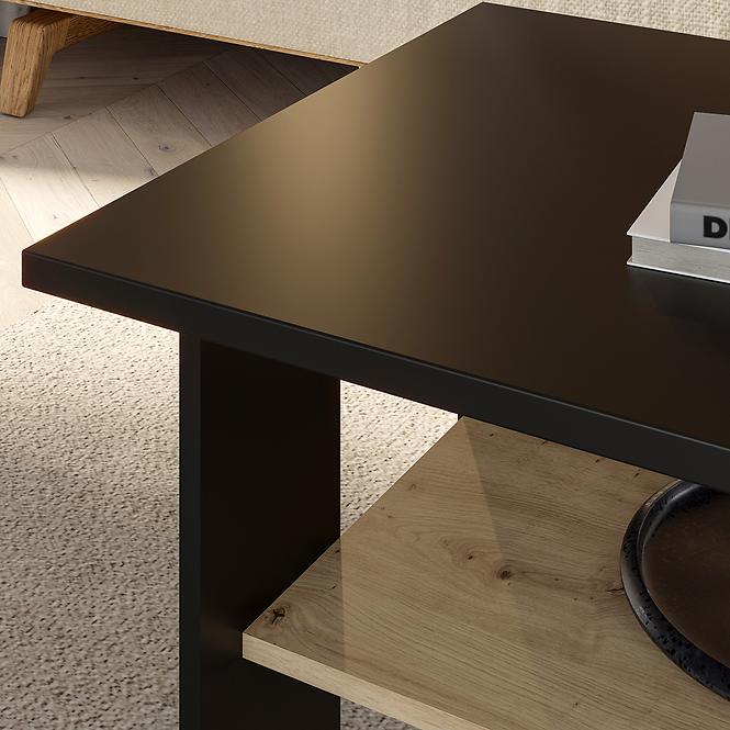 Couchtisch Caldicot CFTT5210-M922 Schwarz/Eiche Artisan,5