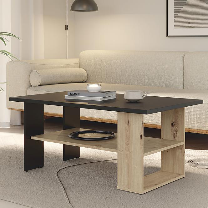Couchtisch Caldicot CFTT5210-M922 Schwarz/Eiche Artisan,7