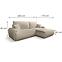 Ecksofa Boonu rechts Jaguar 4,6