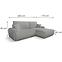 Ecksofa Boonu rechts Jaguar 19,6