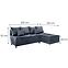 Ecksofa Max New Vena 15 marineblau,3