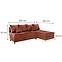 Ecksofa Max New Vena 1 rudy,3