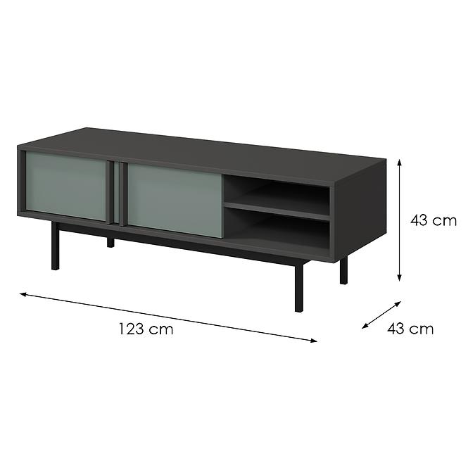 Tv Tisch 120 ALSY 10 Aloe/Anthrazit,2