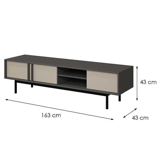 Tv Tisch 160 ALSY 9 Beige/Anthrazit,2