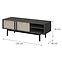 Tv Tisch 120 ALSY 10 Beige/Anthrazit,2