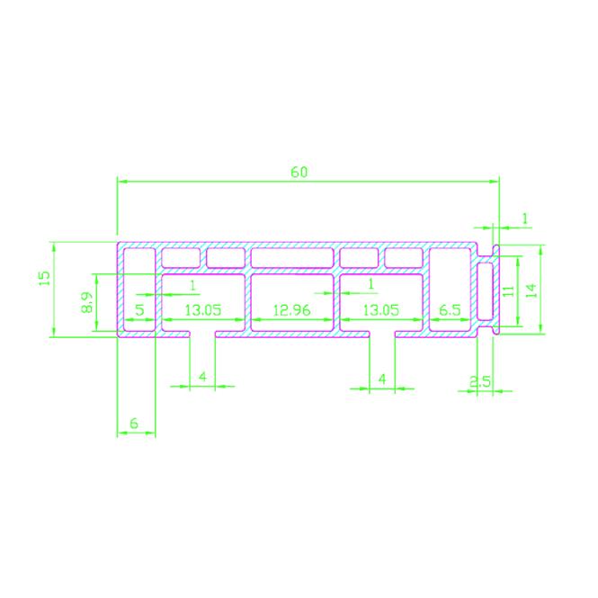 Doppelschiene 150 cm
