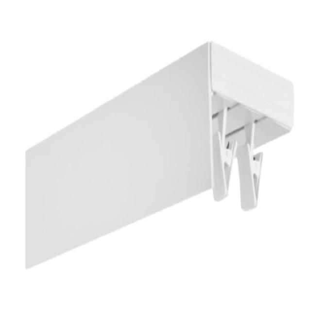 Deckenschienenabdeckung 150 cm Weiß