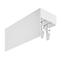 Deckenschienenabdeckung 150 cm Weiß