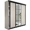 Schrank Lamaro 250 kaschmir + schwarze Einsätze