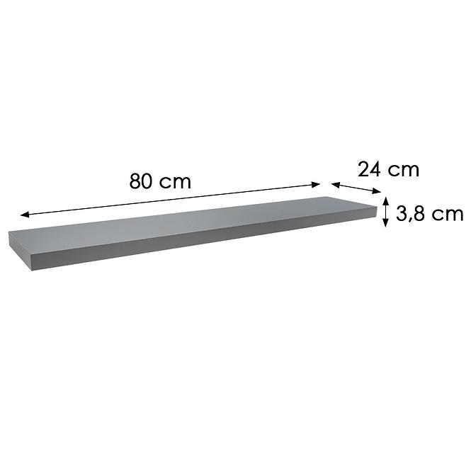 Hängende Ablage FS 118/24 helle grau 65155 1180x235