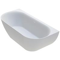 Badewanne Lesla 168x82 Konglomerat Weiß matt