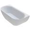 Badewanne Lesla 168x82 Konglomerat Weiß matt