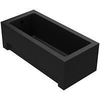 Badewanne Dora 150x70 schwarz matt