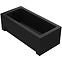 Badewanne Dora 150x70 schwarz matt