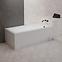 Badewanne Dora 160x70 Weiß matt,3