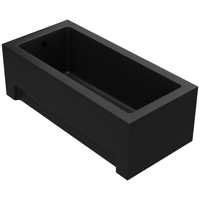 Badewanne Dora 170x75 schwarz matt
