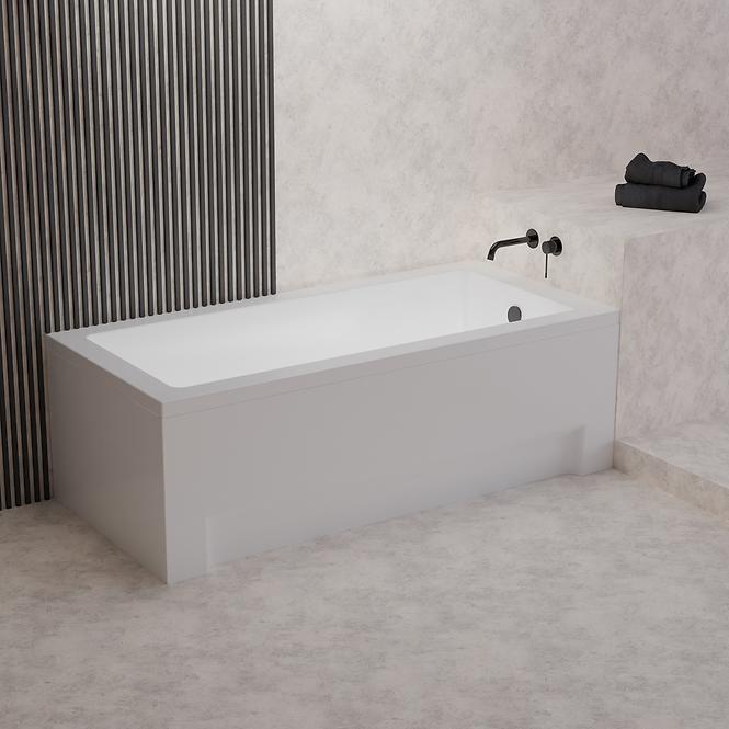 Badewanne Dora 170x75 Weiß matt