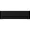Schürze für Badewanne Dora 160x56 front schwarz mat