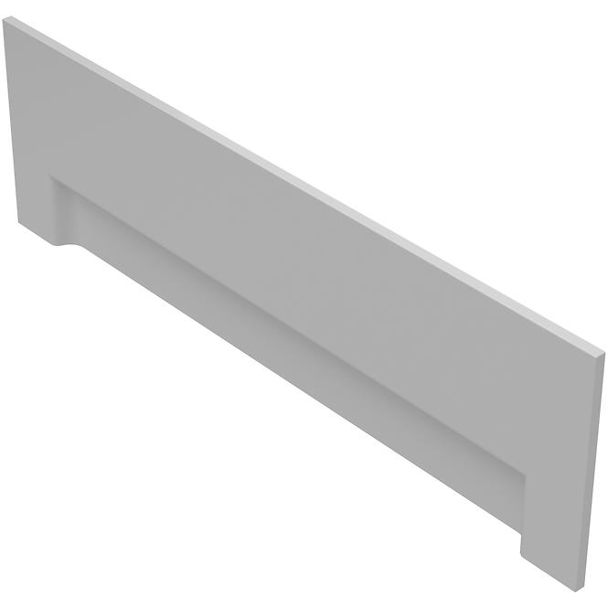 Schürze für Badewanne Dora 150x56 front Weiß mat