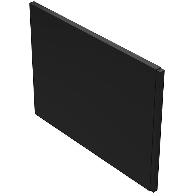 Schürze für Badewanne Dora 75x56 seitlich schwarz mat