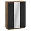 Schrank Orient H1 Delano-Eiche/schwarz