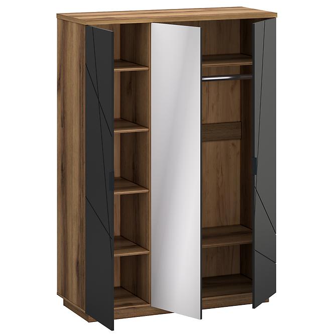 Schrank Orient H1 Delano-Eiche/schwarz