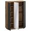 Schrank Orient H1 Delano-Eiche/schwarz,2