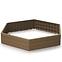 Gartenbeet Natur 148 cm IBWH-4665W