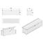 Garten-Aufbewahrungsbox L – 154 x 44 x 48,2 cm,3
