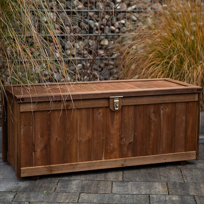 Garten-Aufbewahrungsbox M – 118 x 44 x 48,2 cm,4