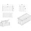Garten-Aufbewahrungsbox S – 89 x 44 x 48,2 cm,3