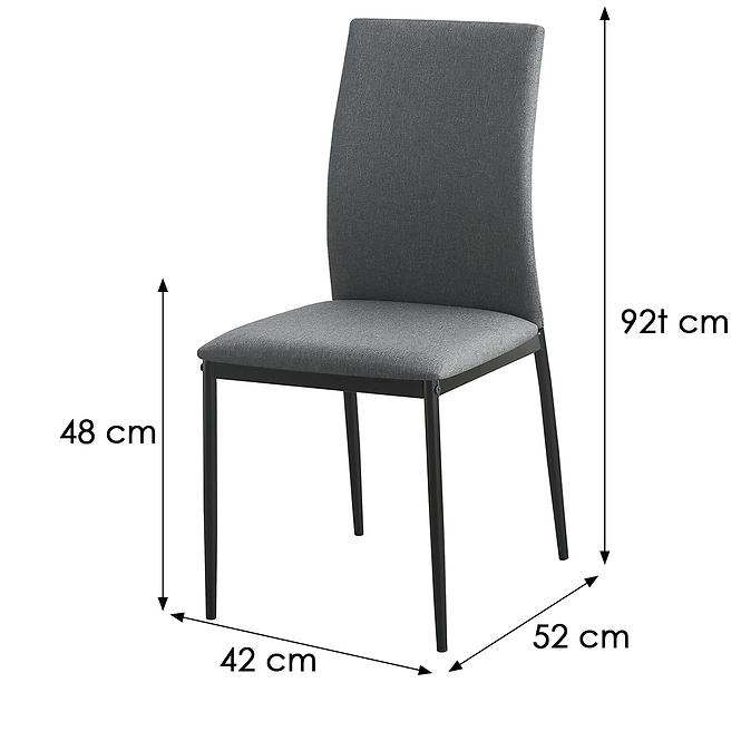Stuhl Mette 8022 grau