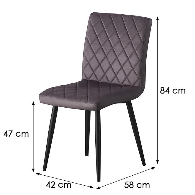 Stuhl Izabela 10673 grau