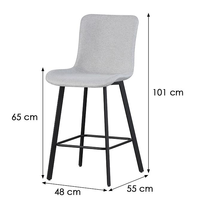 Barhocker Beata 10664 grau